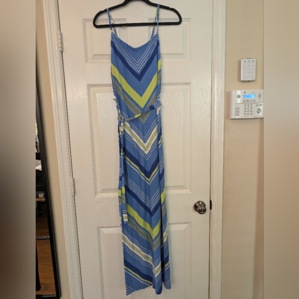 NWT OLD NAVY Spaghetti Strap Chevron Maxi Dress